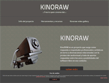Tablet Screenshot of kinoraw.net